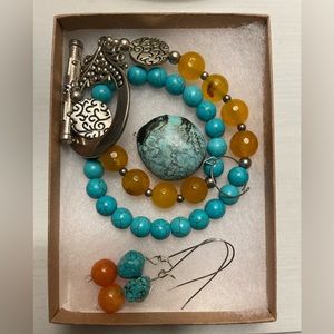 Turquoise and Aventurine Jewelry